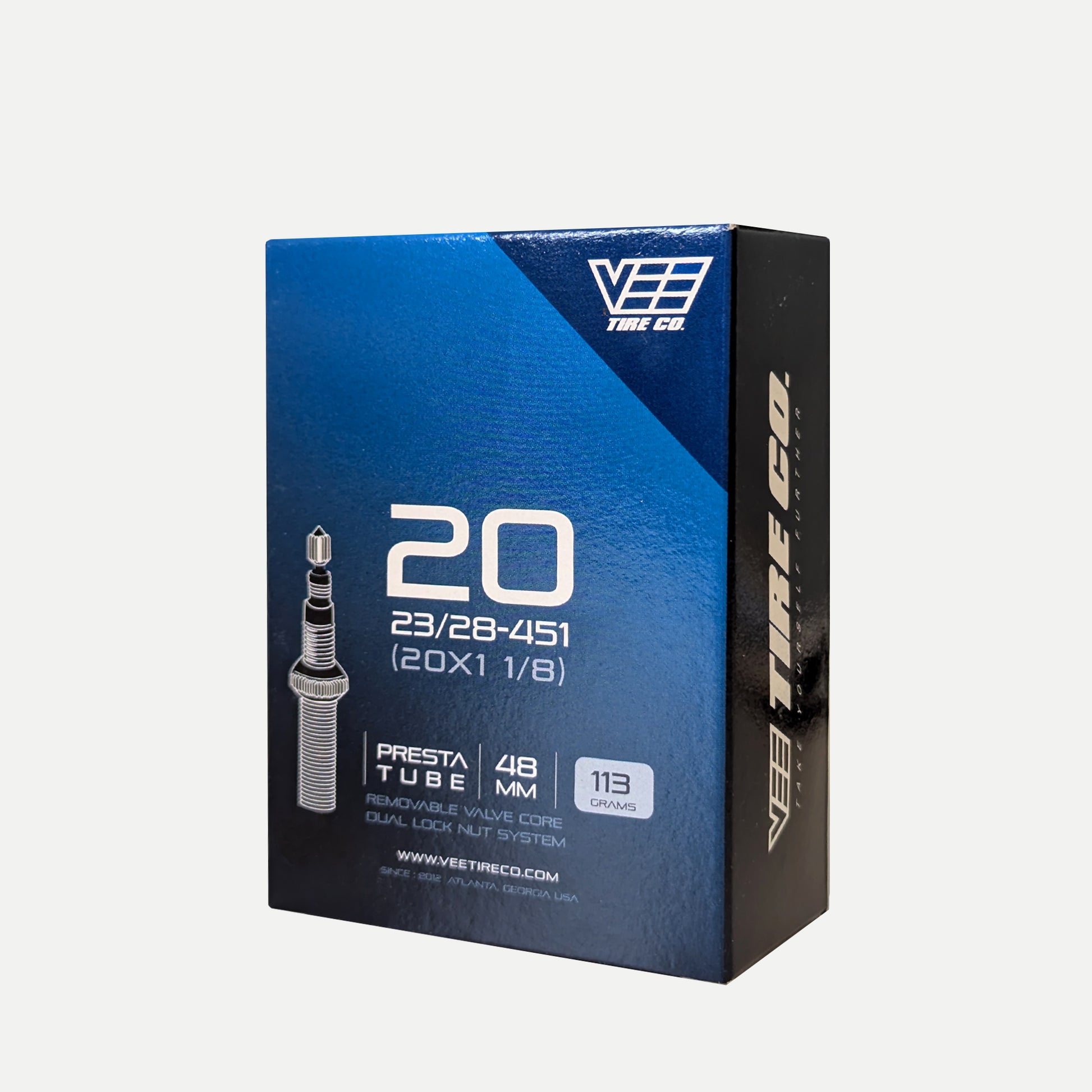 Vee Tire Co. 20x1 1/8 48mm Presta Valve Tube